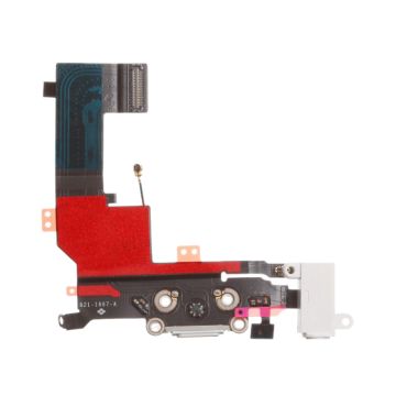 iPhone 5S Laddkontakt Flexkabel - Vit- G-SP.se