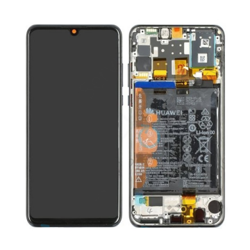Huawei P30 Lite New Edition Skärm med LCD Display med Batteri Original - Svart