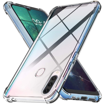 Stöttåligt Mobilskal Samsung Galaxy A20s - Transparent- G-SP.se