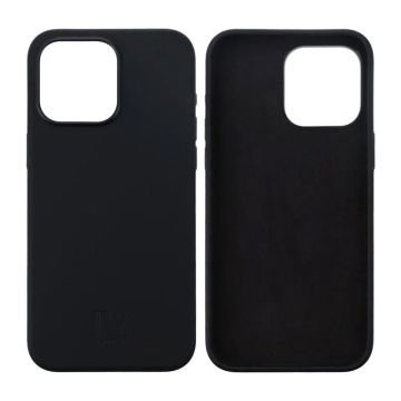 iPhone 15 Pro Max Mobilskal Silikon Rvelon - Svart- G-SP.se