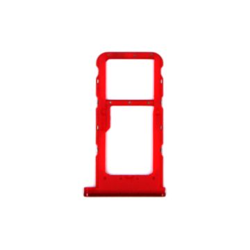 Huawei P Smart Plus Minneskort/Simkortshållare - Röd- G-SP.se