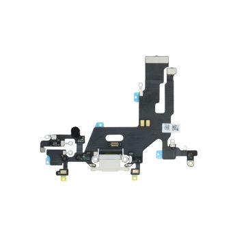 iPhone 11 Laddkontakt Flexkabel - Vit- G-SP.se