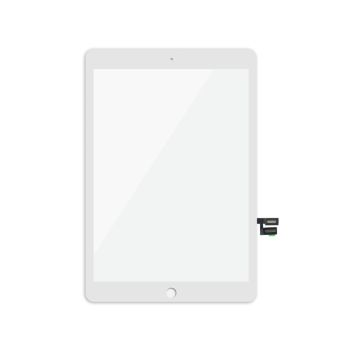 iPad 7/iPad 8 10.2" Glas/Touchskärm - Vit- G-SP.se