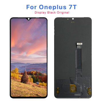 OnePlus 7T Skärm/Display - Svart- G-SP.se
