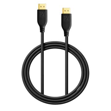 Rvelon HDMI 2.1 Kabel AM till AM (30AWG) -1 meter