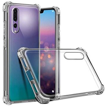 Stöttåligt Mobilskal Huawei P20 Pro - Transparent- G-SP.se