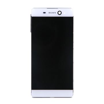 Sony Xperia XA Ultra Skärm med LCD Display + Ram Original - Vit- G-SP.se