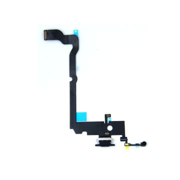 iPhone XS Max Laddkontakt Flexkabel - Svart- G-SP.se