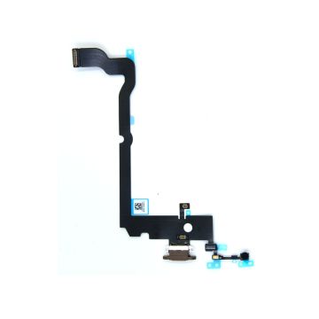 iPhone XS Max Laddkontakt Flexkabel - Guld- G-SP.se