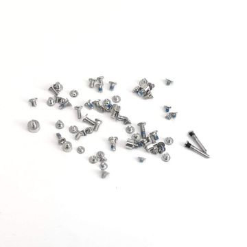 iPhone XS Max Komplett Skruvset - Silver- G-SP.se